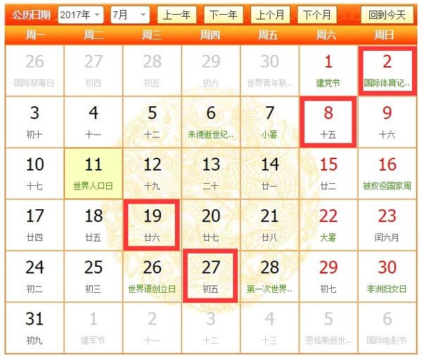 2017年7月那幾天適合裝修，7月裝修吉日